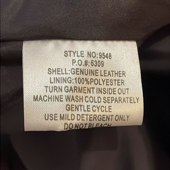 Margaret Godfrey VTG Purple Suede Leather Jacket Womens Size 12 Petite Washable - Picture 6 of 11